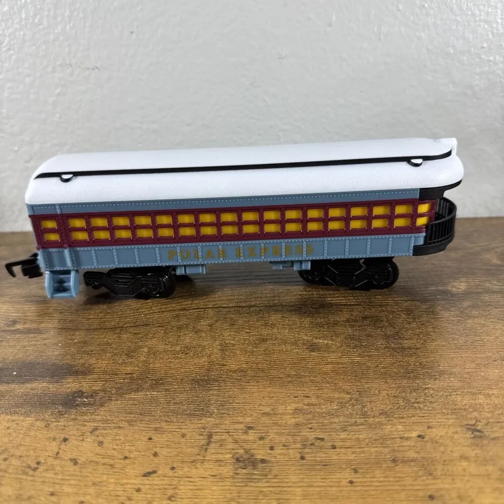 Lionel 7-11925 Polar Express Replacement Observation Car For Parts Missing Wheel